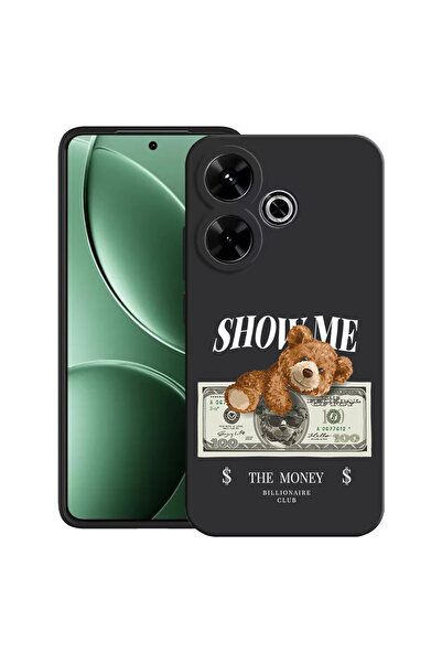 bestcase Carcasă ultra subțire TPU pentru Xiaomi Redmi 13x, Ursuleț de pluș Arată-mi banii, 2052011 B 1453