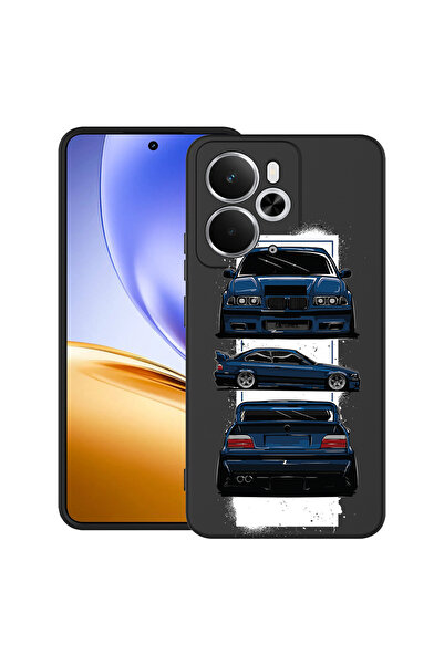 bestcase Carcasă ultra subțire TPU pentru Realme 14 5G, cu design BMW E36, 31...
