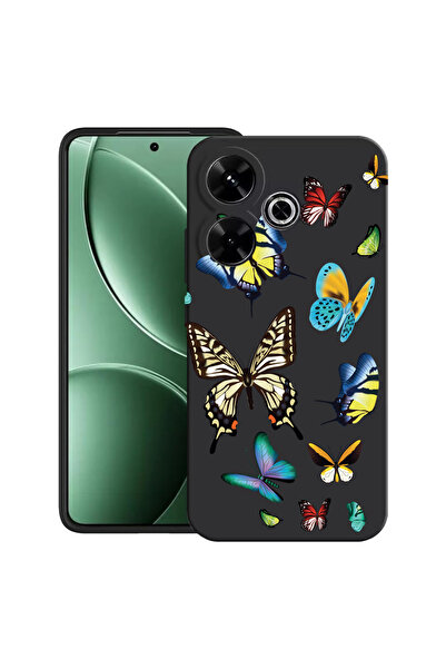 bestcase Θήκη TPU εξαιρετικά λεπτή για Xiaomi Redmi 13x, Όμορφες πεταλούδες χ...