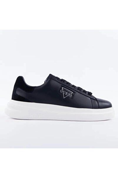 Guess Elban Erkek Siyah Deri Sneaker FMFBANLEL12-BLACK