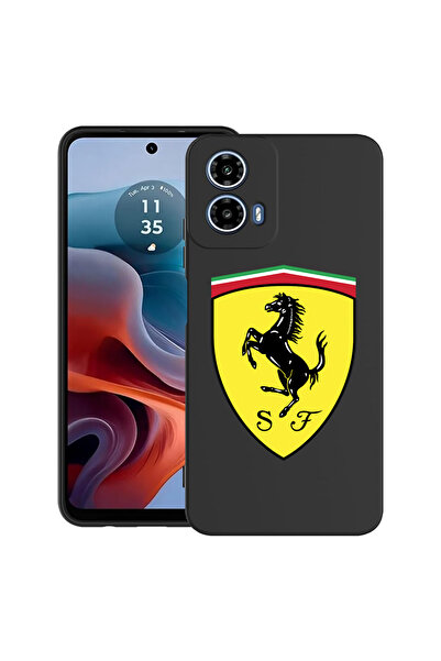 bestcase Carcasă ultra subțire din TPU pentru Motorola Moto G45, Ferrari, 205...