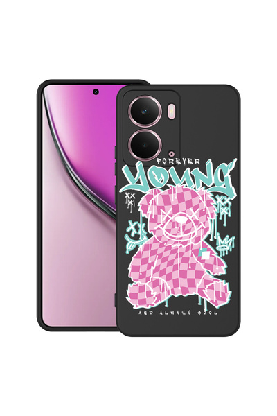 bestcase Carcasă ultra subțire TPU pentru Realme P3, Teddy Bear Forever Young...