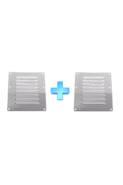 Deniz Marine 2 Adet Paslanmaz Havalandırma. 125X150mm. 8'li. Tekne Karavan Ha...