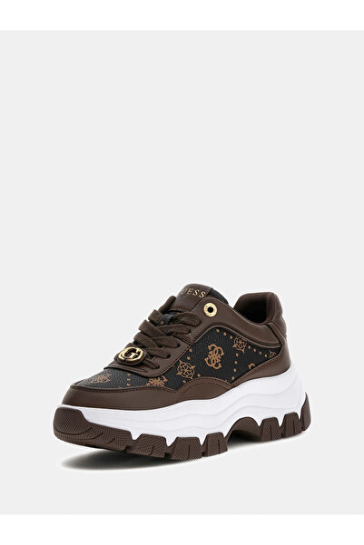 Guess Berrett2 Kadın Kahverengi Sneaker FLFBRTPEL12-BROWN