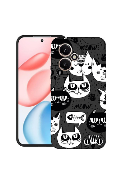 bestcase Carcasă ultra subțire TPU pentru Honor 400, Cool Cats, 2060076 B 1029