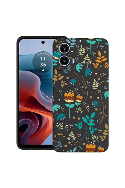 bestcase Carcasă ultra subțire TPU pentru Motorola Moto G45, flori de primăva...