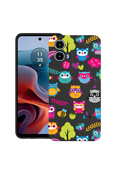 bestcase Carcasă ultra subțire TPU pentru Motorola Moto G45, tip bufniță, 2052022 B 43