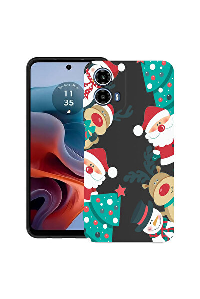 bestcase Carcasă ultra subțire din TPU pentru Motorola Moto G45, Crăciun, 205...