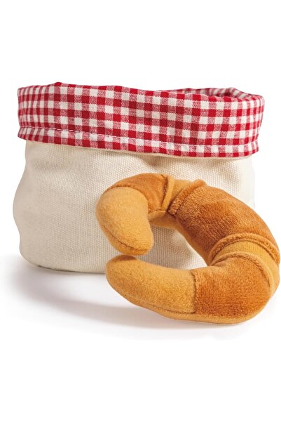 Hape Toddler Bread Basket | Soft Pretend Food Playset for Kids, Bread Toy Basket includes Toast, Jam