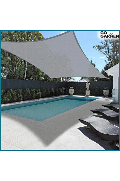 Other Waterproof gray UV solar awning sail awning 4x4 m