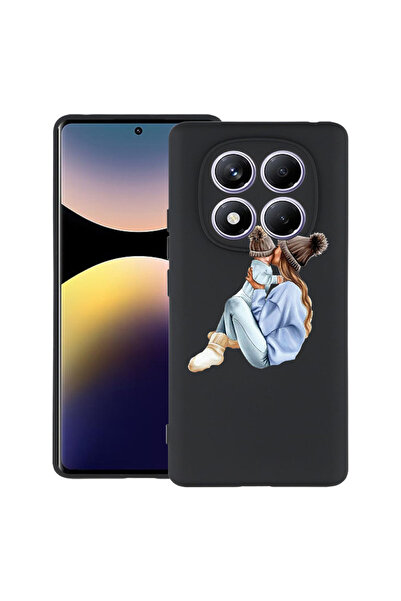bestcase Carcasă ultra subțire TPU pentru Xiaomi Redmi Note 15 Pro 5G, Mamă fată cu băiat, 2082904 B 562