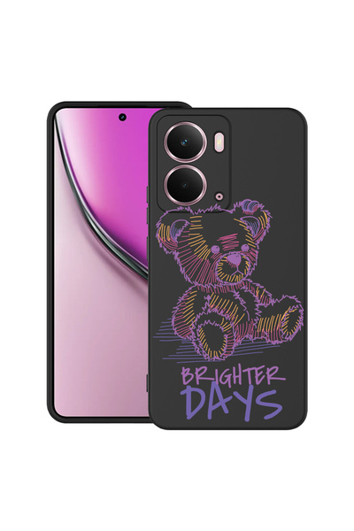 bestcase Carcasă ultra subțire TPU pentru Realme P3, Teddy Bear Brighter Days...