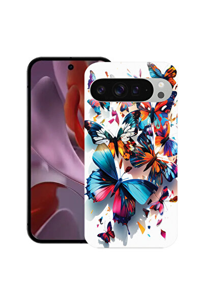 bestcase Carcasă ultra subțire TPU Mat pentru Google Pixel 10 Pro XL, fluturi...
