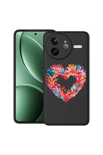 bestcase Carcasă ultra subțire TPU pentru Poco F7 Ultra, culoare inimă coral,...