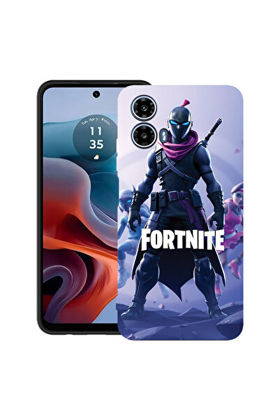 bestcase Carcasă ultra subțire din TPU pentru Motorola Moto G45, Fortnite, 20...