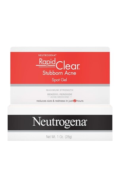 Neutrogena Gel pentru pete persistente de acnee, Anti-acnee, 10% Peroxid de B...
