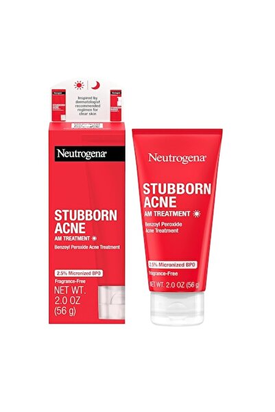Neutrogena Cremă de față pentru acnee persistentă, 2,5% peroxid de benzoil, 56 g
