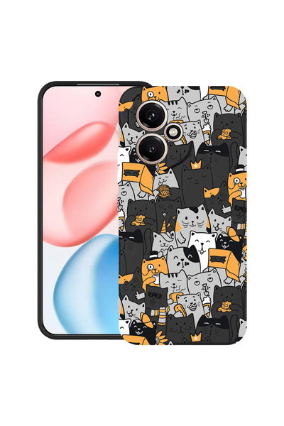 bestcase Carcasă ultra subțire TPU pentru Honor 400, model pisică, 2060076 B ...