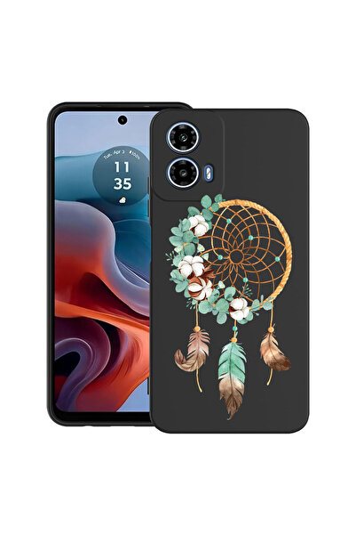 bestcase Carcasă ultra subțire din TPU pentru Motorola Moto G45, Dreamcatcher...