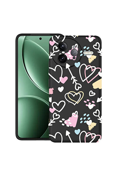 bestcase Carcasă ultra subțire TPU pentru Poco F7 Ultra, simboluri de dragost...