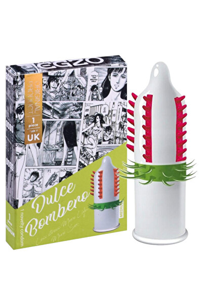Egzo Prezervativ cu tepi stimulator Dulce Bombero 1 buc