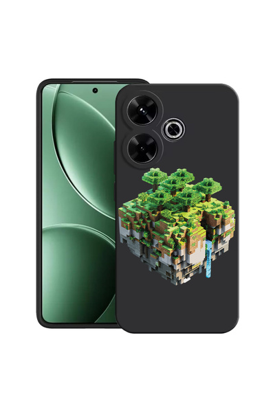 bestcase Θήκη TPU εξαιρετικά λεπτή για Xiaomi Redmi 13x, Minecraft, 2052011 B...