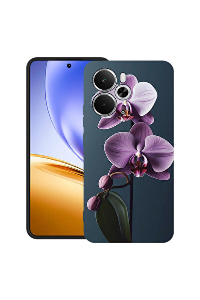 bestcase Carcasă ultra subțire TPU pentru Realme 14 5G, cu design Mov Orchid,...