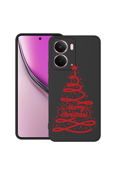 bestcase Carcasă ultra subțire TPU Mat pentru Realme P3, Brad de Crăciun, 205...