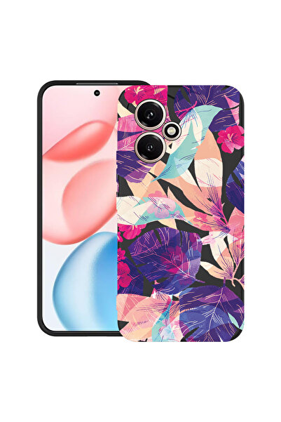 bestcase Carcasă ultra subțire TPU pentru Honor 400, flori tropicale, 2060076...