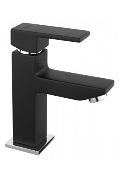 FERRO Pachet 3 in 1 Baterie cada / dus Negru Mat, baterie lavoar si set de dus