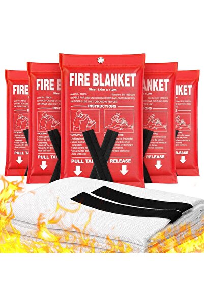 VINNYSEN Emergency Fire Blanket, for Home Kitchen, Fiberglass Fire Suppression Blanket Great for School