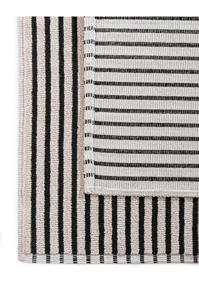 LC Waikiki Sparkling Choices from Shining Store |   Stripe Embroidered Bath Mat 60X100 cm 2-Pack