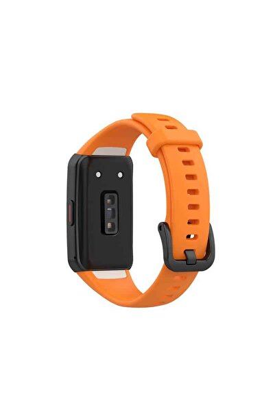 Edman Curea de brățară pentru Huawei Honor Band 6, silicon, portocalie