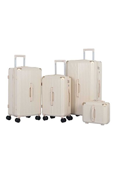 AVIATOR طقم حقائب سفر فاخر - مكون من ثلاث حقائب ترولي وحقيبة يد إضافية.