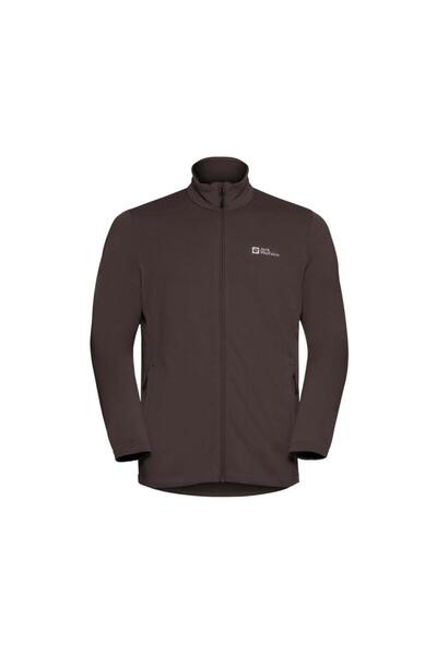Jack Wolfskin Ανδρικό μπουφάν από φλις Kolbenberg Fz καφέ A63964-D0108