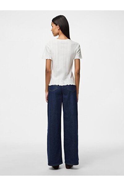 PIECES T-Shirt PCMARIE POINTELLE