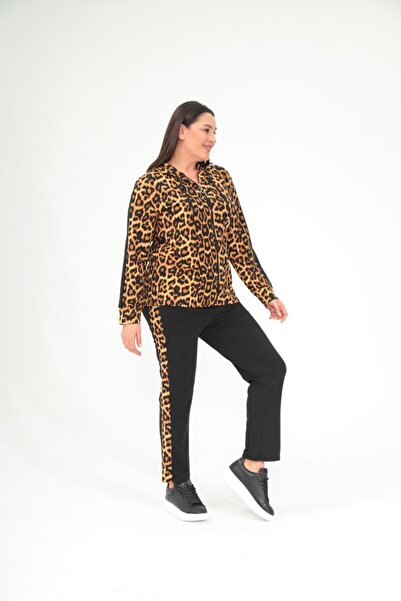 MojerHermosa Leopard Patterned Combed Cotton Set