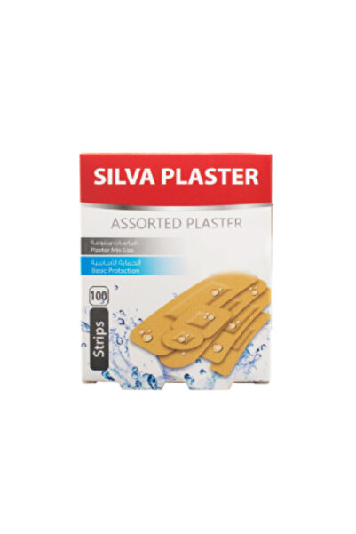 Purodent Silva Waterproof Wound Plasters - 100 Pieces