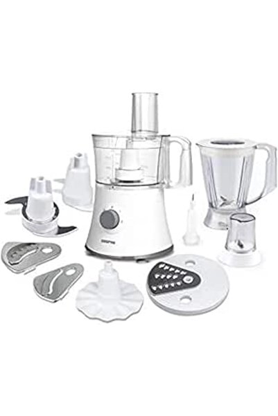 Generic Geepas 800W 10-IN-1 Food Processor- GSB5487| Transparent Jars with Stainless Steel Blades| Unique De