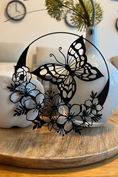 Sapphire 3D Dekoratif Kelebek Çiçek Ev dekoru Ofis, Oturma Çocuk Yatak Odası ...