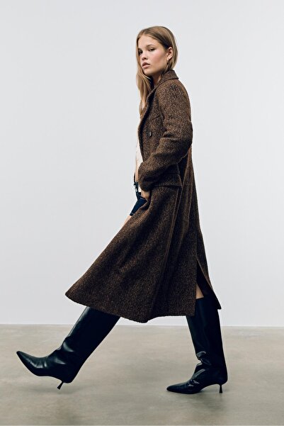 Stradivarius Oversize balıksırtı kaban