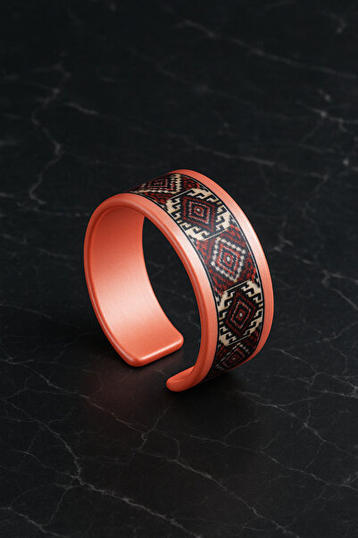 OSMANLI GÜMÜŞ Women's Copper Ring - Rosewhite Model Special Edition Ring