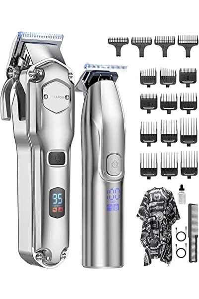 Generic Jack & Rose Clippers and Trimmers Set, Cordless Hair Clippers for Men, Barber Clippers Set