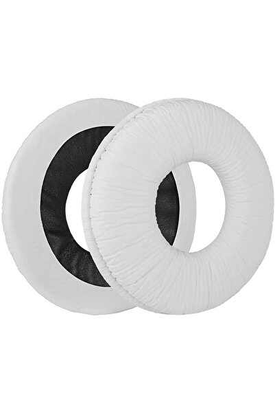 Edman Set de 2 pernițe pentru urechi pentru Sony MDR-V150, V200, V250, V300, V400, ZX110, ZX300, ZX310, memorie, alb