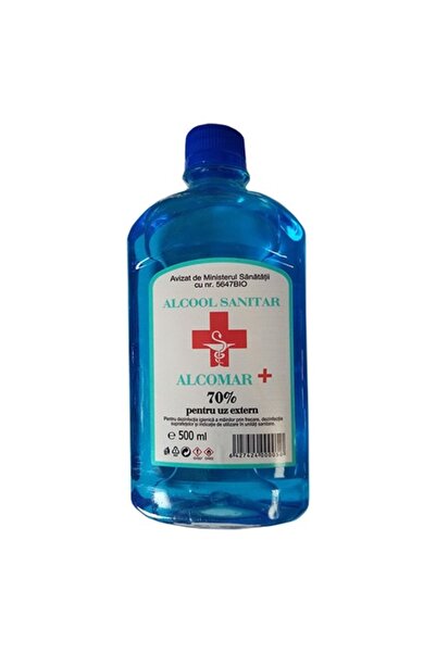 Alcomar Alcool Sanitar, Alcomar, Effect, 70% Alcohol, Blue Color, 500ml