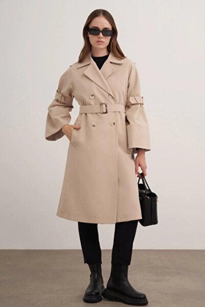 BUTİK C Kol Kemerli Trençkot