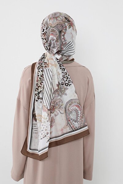Aisha's Design Patterned Voile Shawl, Sal-103
