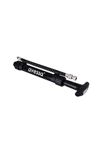 AVESSA St00405 Aluminum Hose Hand Pump Black
