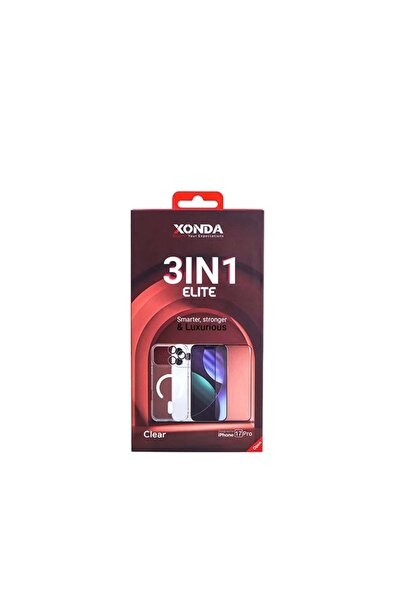 xonda حزمة Elite 3IN1 لهاتف Iphone 17 Pro Clear
