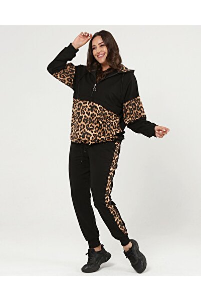 MojerHermosa Leopard Patterned Combed Cotton Set